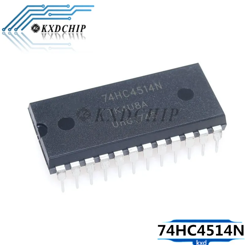 2 шт./лот 74HC4514N 74HC4514 DIP 24 Новый и оригинальный|Интегральные схемы| |
