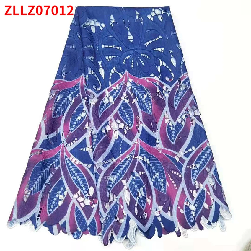 

African Fashion Apparel Bead Sequins Bridal Wedding dress fabric Popular Handmade Nigerian Printed Lace Cloth ZLLZ07012 c
