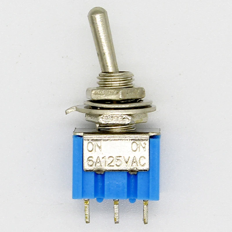 10 шт./лот синий мини MTS 102 3 контактный SPDT ON 6A 125VAC миниатюрные тумблеры|switch switch|switch