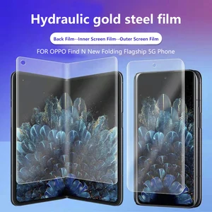 3 In 1 HD Soft Hydrogel Film Full Cover Folding Screen Protector Front
Back Protective Films Sticker For OPPO Find N 5G 5.96 USD