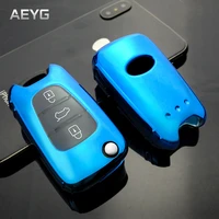 soft tpu car key case cover protector fob for kia rio 3 picanto ceed cerato sportage soul for hyundai i20 i30 ix35 elantra shell