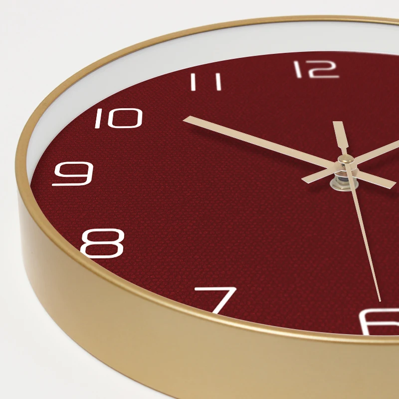 Большие настенные часы кухонные металлические современные скандинавские для