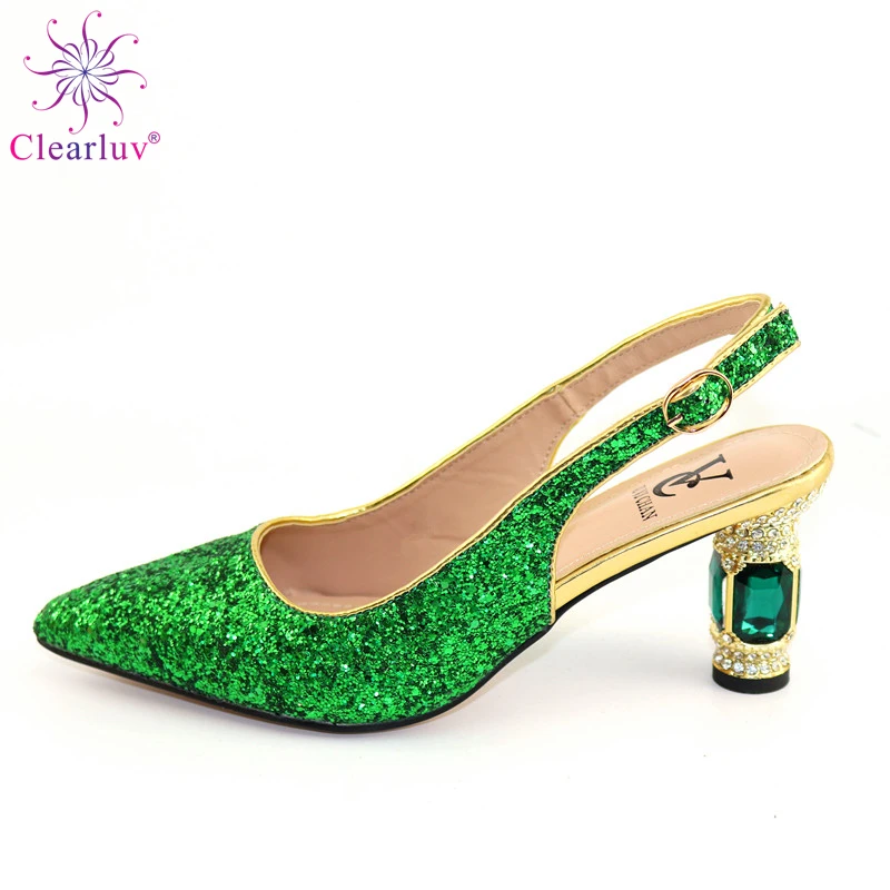 

New Fashion Sexy Wedding Shoes Womans Dress Sandal 2020 Women High Heels Sandals Concise Solid Elegant Crystal Shoes