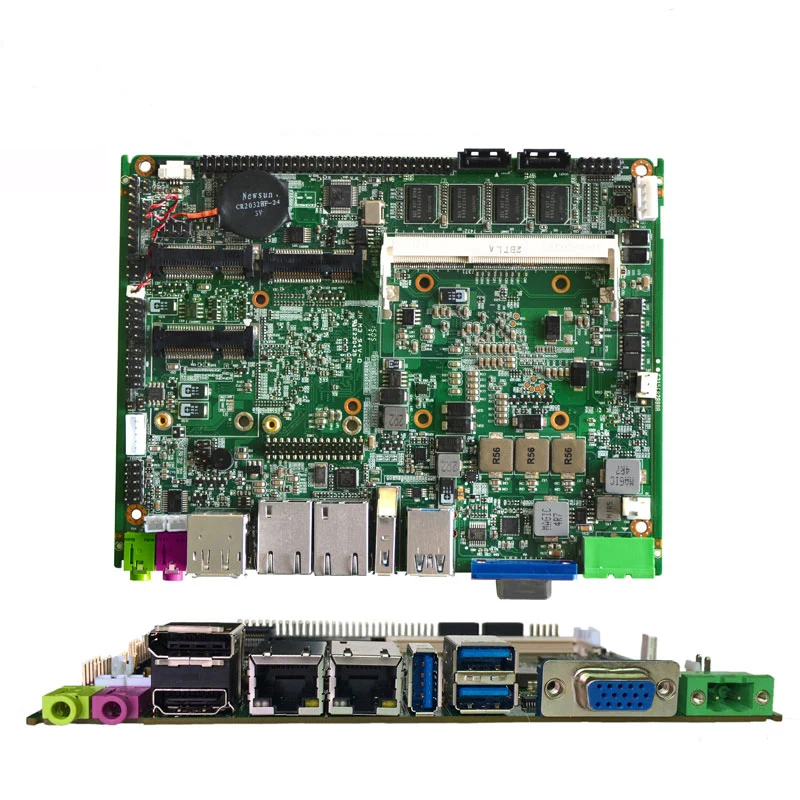 Материнская плата с 4 Гб ОЗУ процессор intel core i5 3337U 2 lan Fire wall промышленная мини