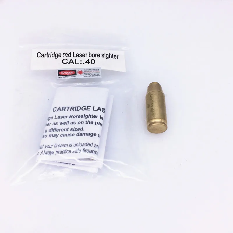 

CAL.40 Brass Cartridge Red Dot Laser Bore Sighter Red Sighting Sight Collimator BoreSighter