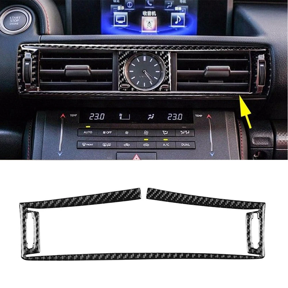 

Центральная консоль BOOMBLOCK, Крышка вентиляционного отверстия автомобиля, отделка, наклейка на рамку, интерьерный Стайлинг для Lexus IS250 2014 2015 2016...