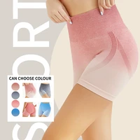 sports five point pants womens gradient hanging dye yoga shorts skinny slim high waist seamless workout leggings clothing hot