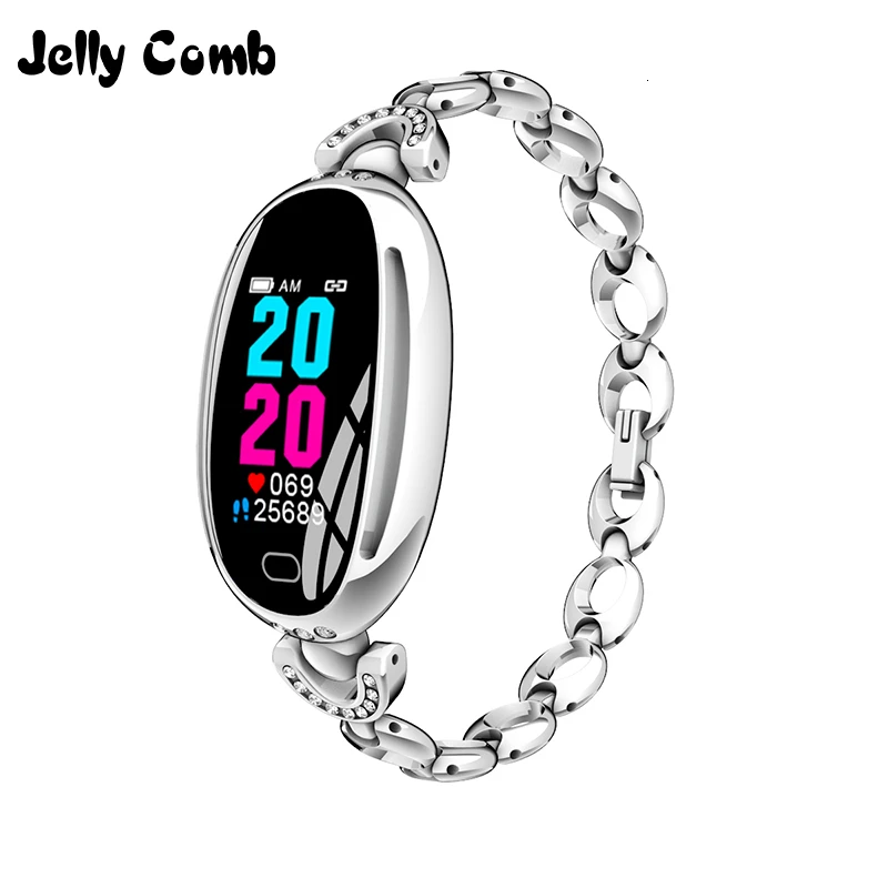 Смарт часы Jelly Comb E68 женские 0 96 дюйма пульсометр|Смарт-часы| |