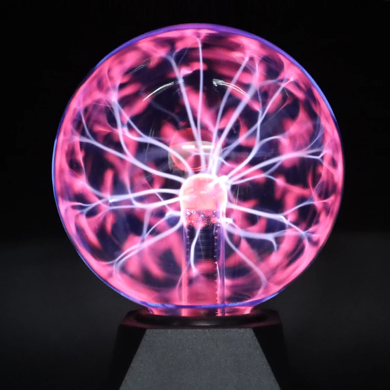 Novelty Magic Crystal Plasma Ball Touch Lamp 3/4/5/6 inch 220V Glass Sphere Lighting ball Light Table | Освещение