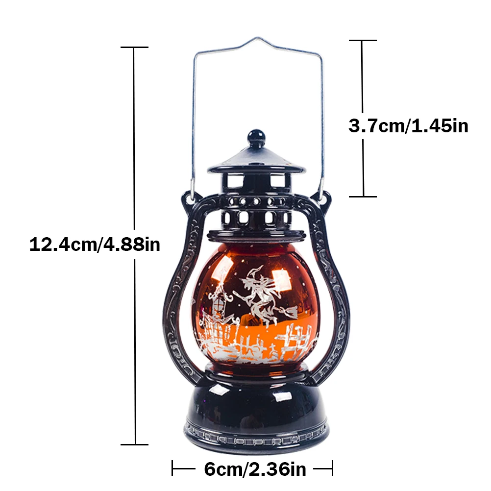 2019 светодиодный фонарь на Хэллоуин винтажный светильник в виде тыквы замка лампа
