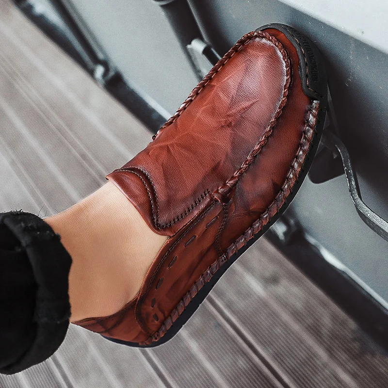 

Mens Shoes Casual Loafers Men Leather Casual Shoes Men's Fashion Zapatos Casuales Para Hombre De Cuero Mens For Sneakers