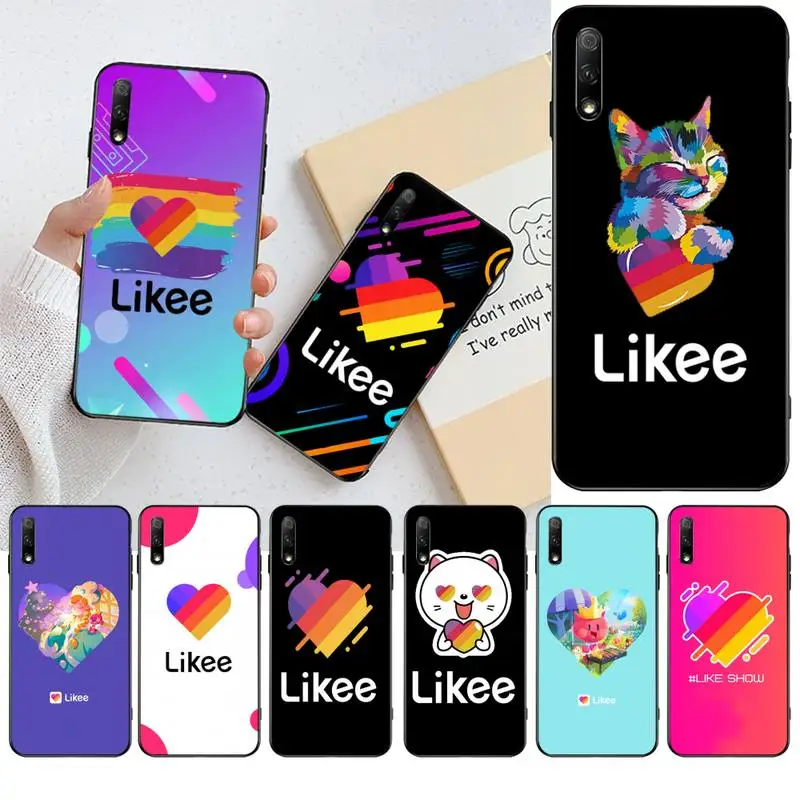 Забавный чехол Likee для телефона с котом медведем сердечком Huawei Honor 30 20 10 9 8 8x 8c v30 Lite