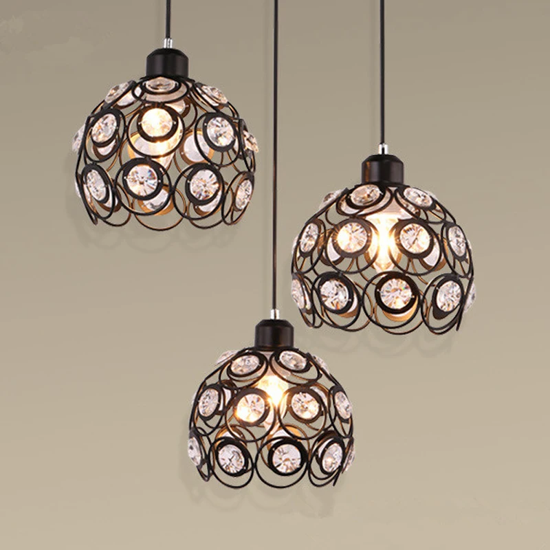 SOLLED Хрустальная в стиле модерн потолочный светильник подвесной кулон для