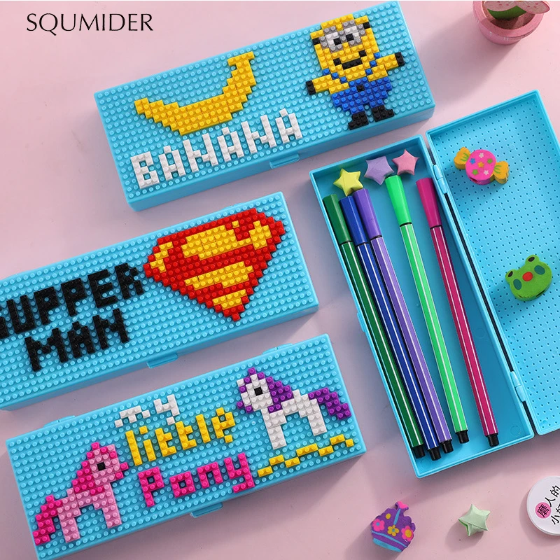 Креативный чехол для карандашей многофункциональная коробка канцелярских