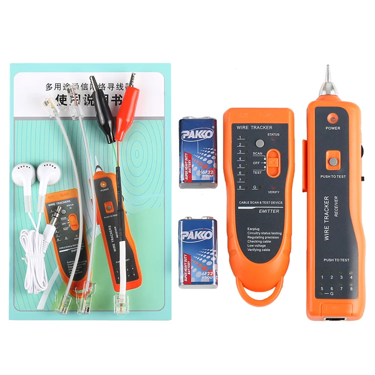 Тестер сетевых кабелей LAN Line Finder Cat5 Cat6 RJ45 UTP STP телефонный провод трекер