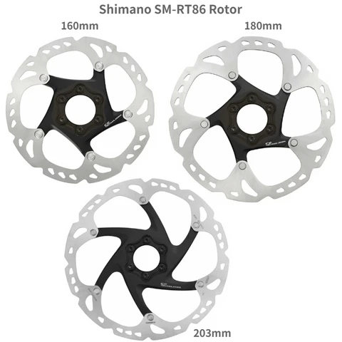 Shimano XT Disc Rotor SM-RT86 6-hole Ice Technology rotor 160 мм 180 мм 203 мм