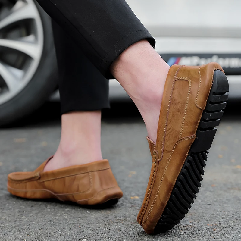 

Fashion Men Casual Shoes Zapatos Casuales Casual Shoes For Men Para Hombre De Cuero Leather Causal Black Male Shoe Mens Hot Sale