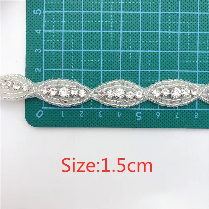 5 ярдов стеклянная лента стразы с горячей фиксацией аппликации для украшения