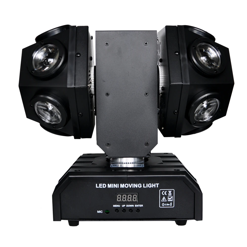 Новейший светодиодный супер-луч миниатюрный вращающийся головной светильник с