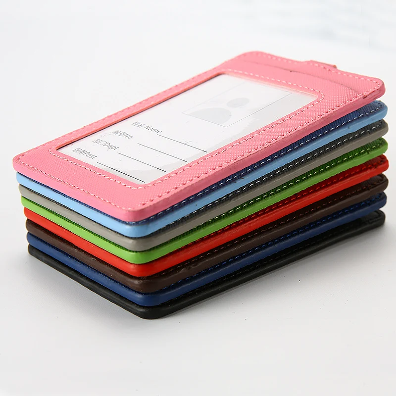 Высококачественный держатель для карт из ПУ NAHOO удостоверения личности