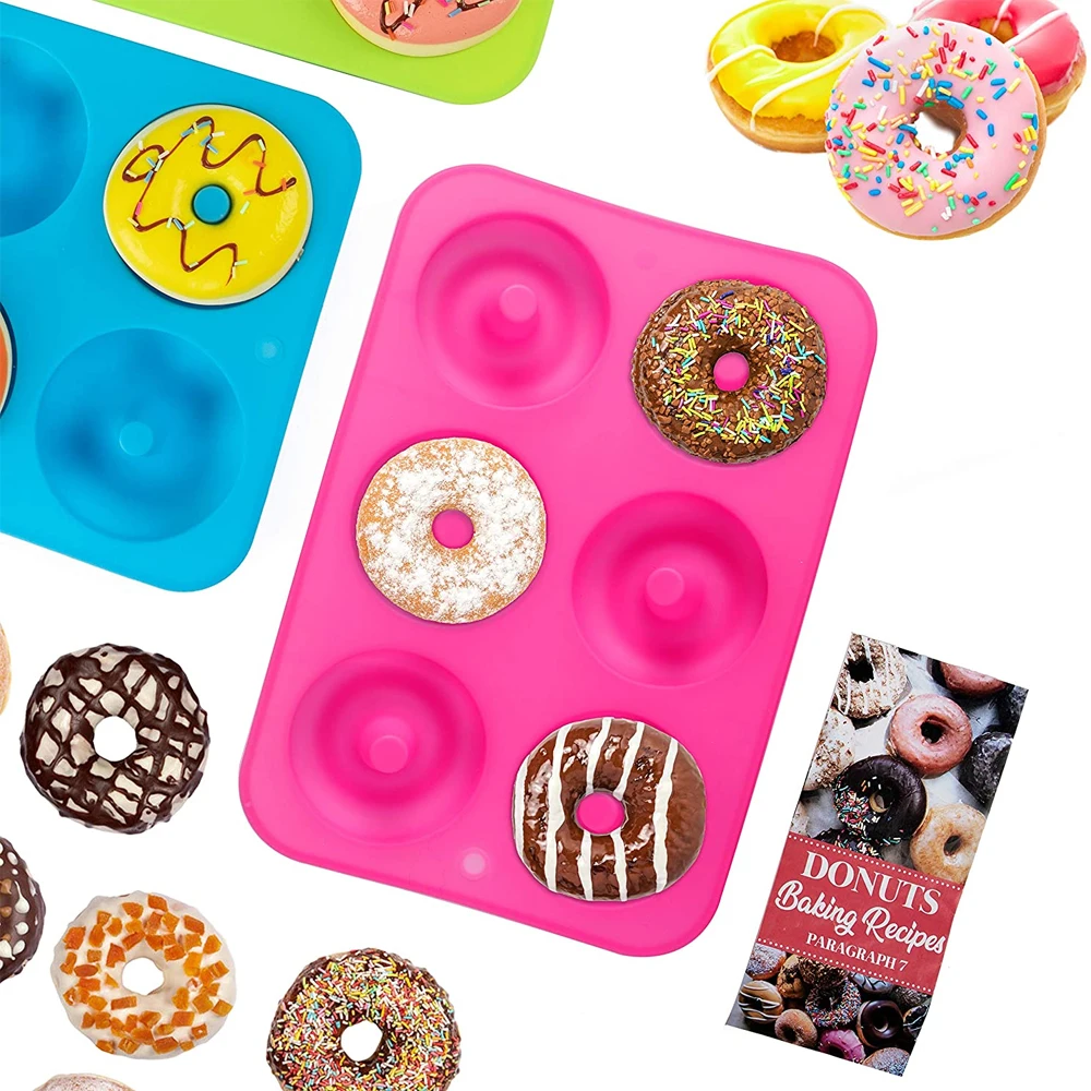 

6 Holes Silicone Mold Baking Chocolate Mold Candy Maker Tray Cake Decoration DIY Tool Baking Supplies Moldes de silicona