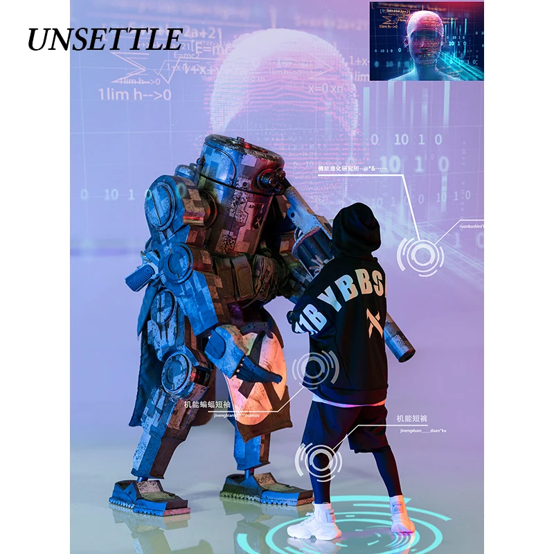 Мужские эластичные шорты UNSETTLE повседневные уличные в стиле Харадзюку спортивные