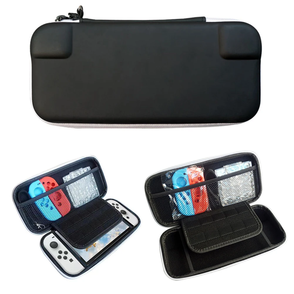 

Carry Bags Kit Fit OLED Game Console Fit Game Console Storage Holder Bag Kit with Card Slots for Nintendo Switch OLED