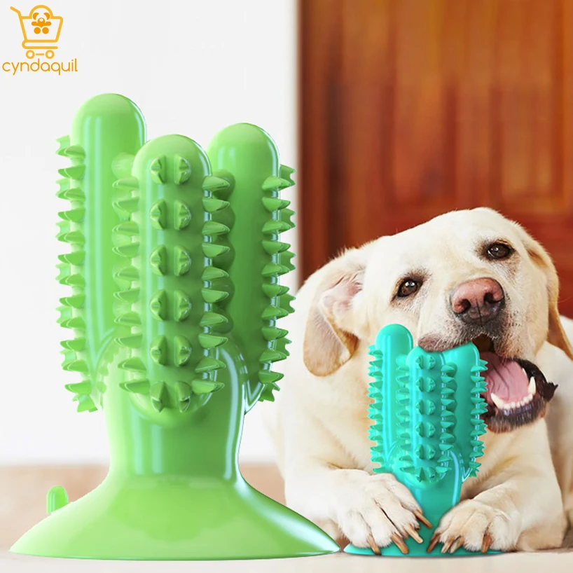 

Bite Resistant Dog Toothbrush Pet Molar Tooth Cleaning Brushing Stick Dog Chew Toys Doggy Puppy Dental Care pets acessorios