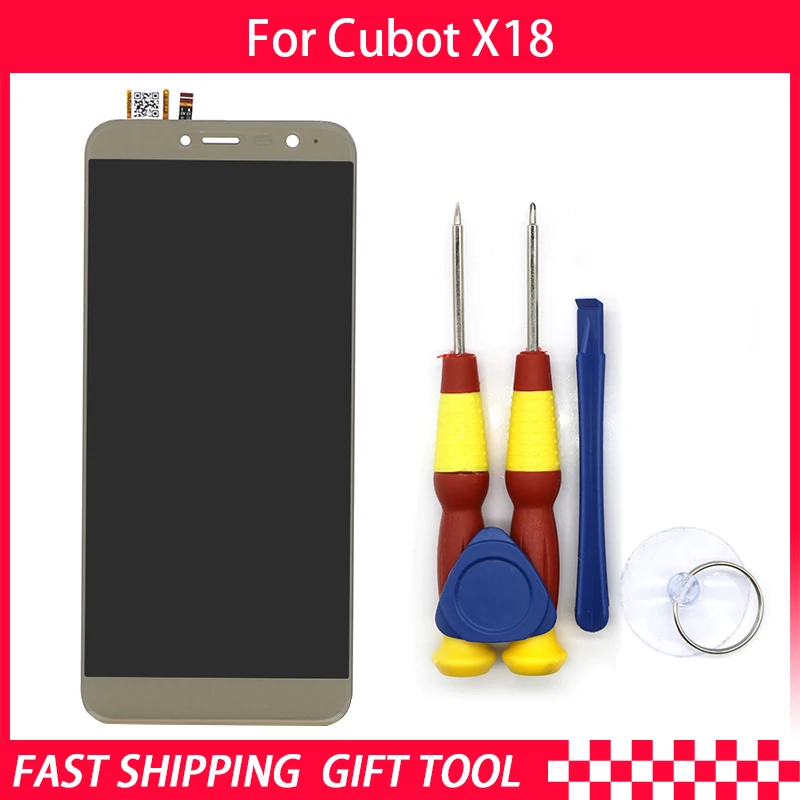 Новый Оригинальный сенсорный ЖК-дисплей ЖК-экран для Cubot X18 запасные части +