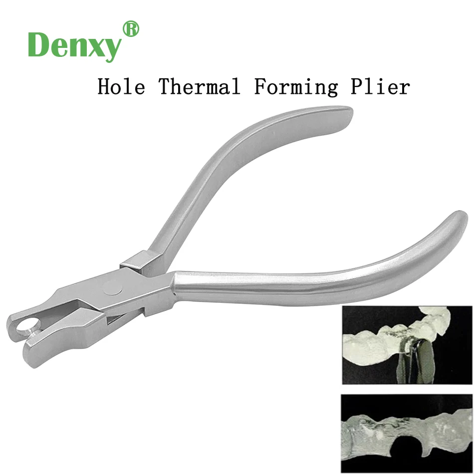 Denxy Dental Orthodontic Aligner Pliers mini dot pliers retainer bubble thermal retention pliers Invisalign hole punch pliers