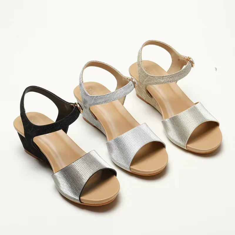

Wedges Sandals New Summer Soles With a Buckle And Non-slip Roman Shoes For Ladies Casual Shoes