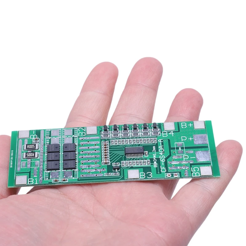 MOOL 24V 6S 20A 18650 Li-Ion Lithium Battery Protection Board Solar Lighting Bms Pcb With Balance For Ebike Scooter | Электроника