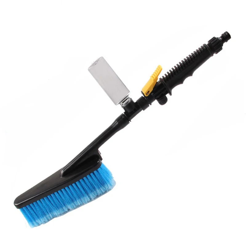 Щетка для мытья автомобиля Авто Внешняя длинная ручка переключатель потока воды