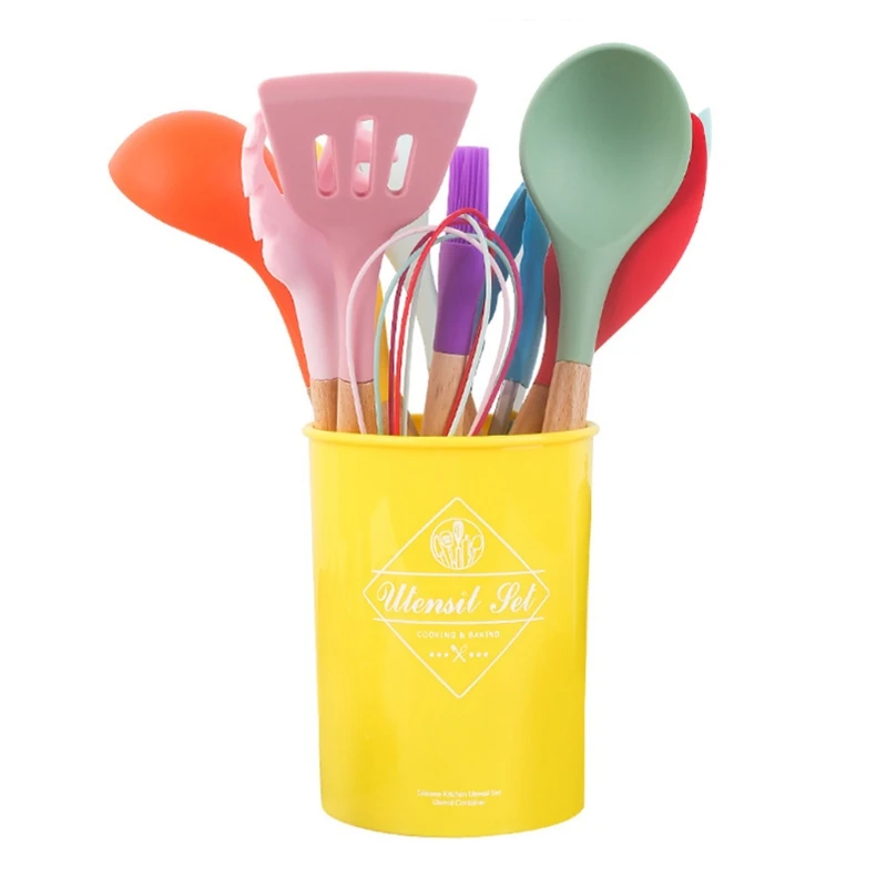 

12 шт., кухонная силиконовая кухонная утварь