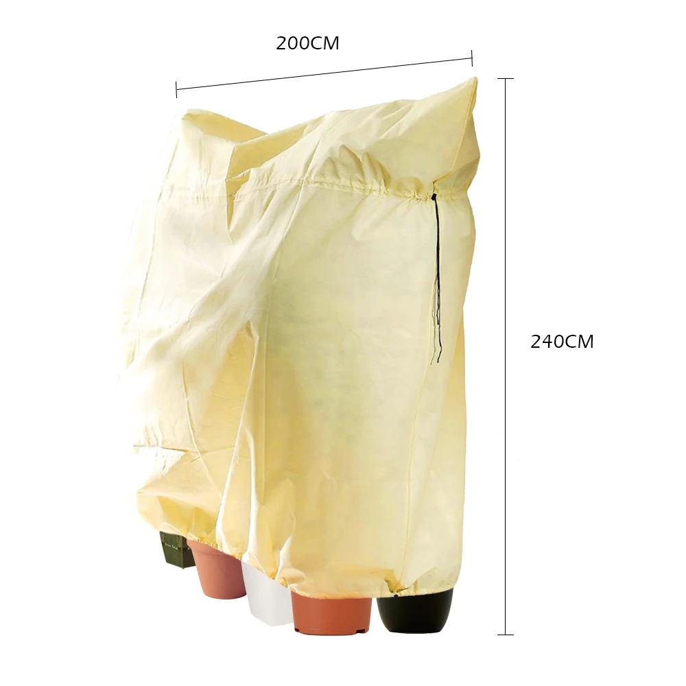 Чехол для растений теплый чехол кустарника дерева защитный мешок дворовый