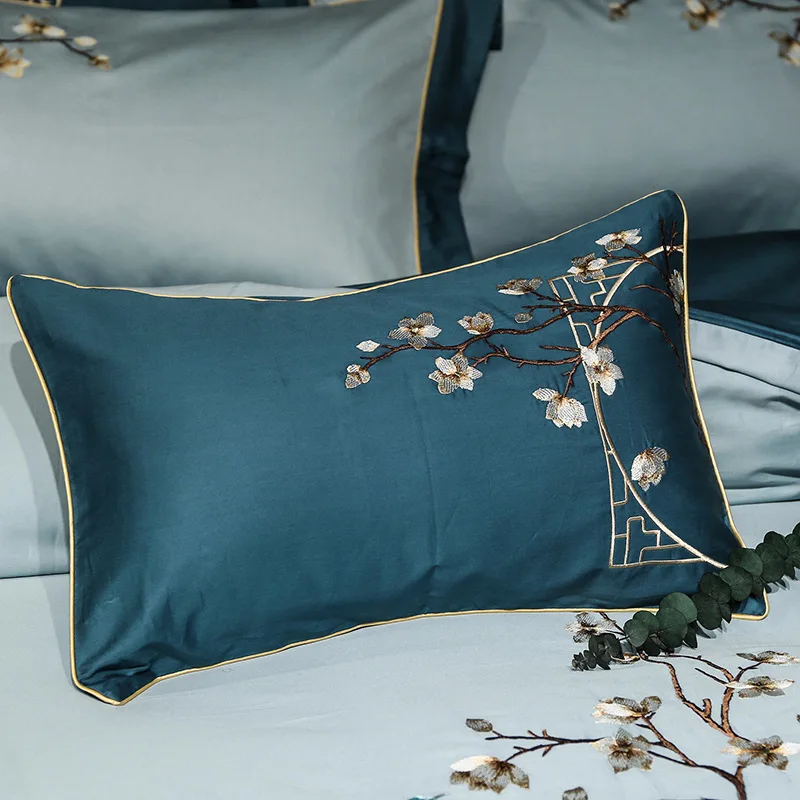 Постельный комплект 60s Египетский хлопковый двуспальный комфортный постельного