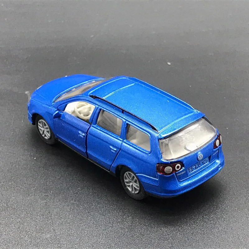 Классический синий Volkswagen Passat wagon коллекция дисплей модель сплава литье под давлением игрушечный автомобиль ретро классические модели подарки на день рождения