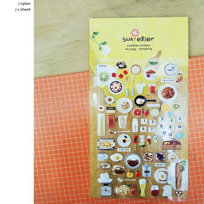 Suatelier режущие штампы наклейки Скрапбукинг yummy итальянская еда кулинарная Книга