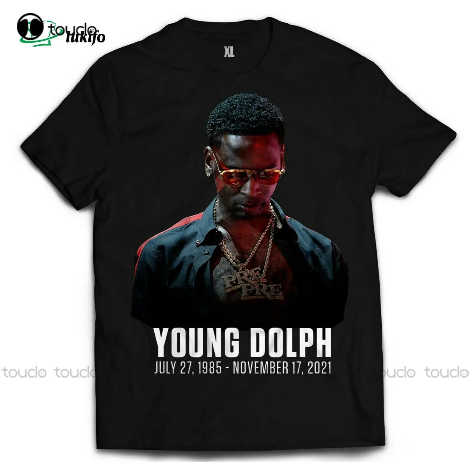 

Rest In Peace Young Dolph Men'S T-Shirt Rap T-Shirt Women Shirts Custom Aldult Teen Unisex Digital Printing Xs-5Xl Tshirt Shirts