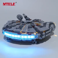 mtele led light kit for 75257 star 2019 new edition war millennium compatile with falcon lj99022