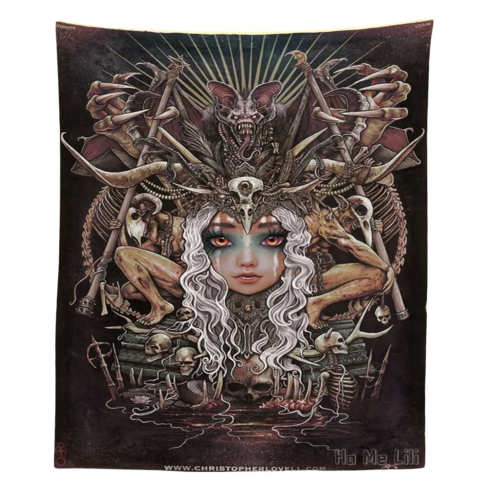 

Lovell Dark Fantasy Art Horror The Devil Illustrations Occult By Ho Me Lili Tapestry Room Decor