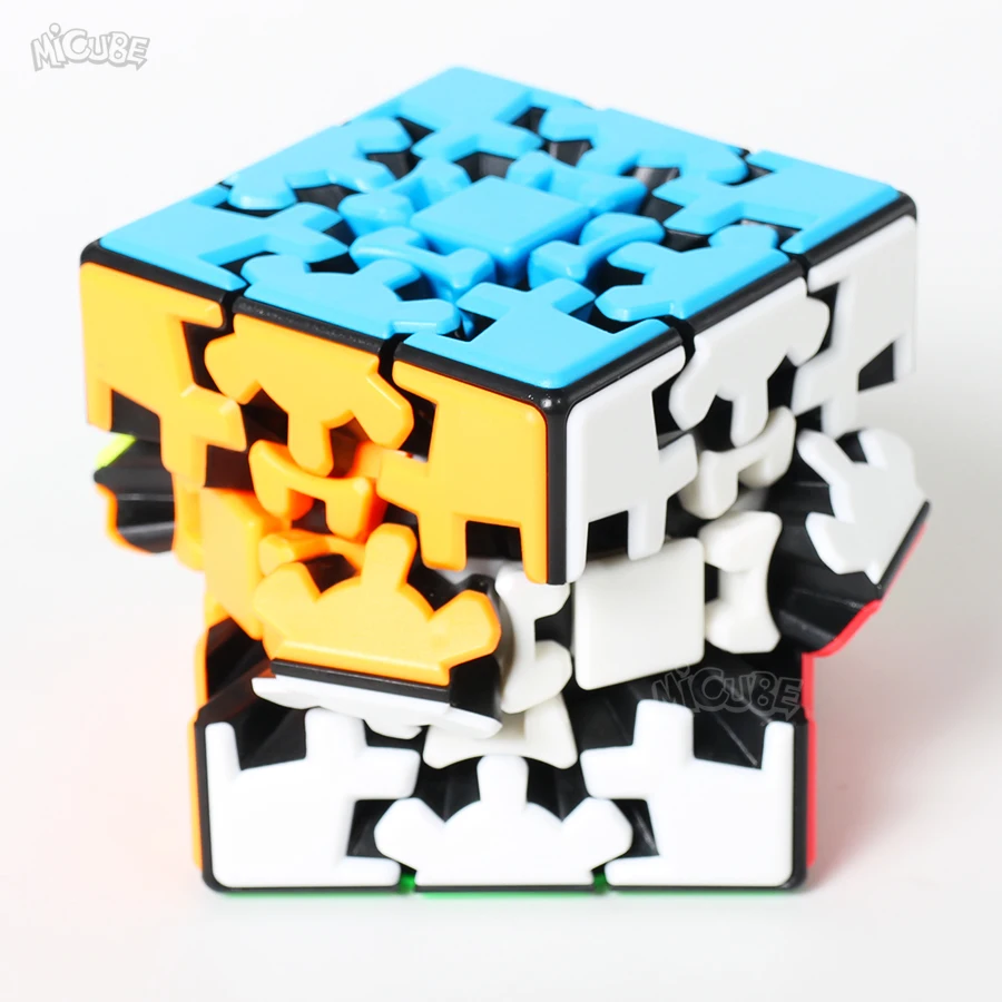 Yumo 3x3 зубчатая головоломка твист куб 3x3x3 Шестерня 3*3*3 профессиональные игровые игрушки необычной формы