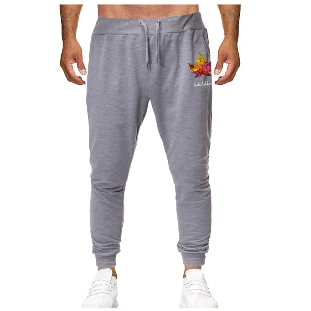 Брюки Джоггеры мужские эластичные модные повседневные уличные спортивные штаны