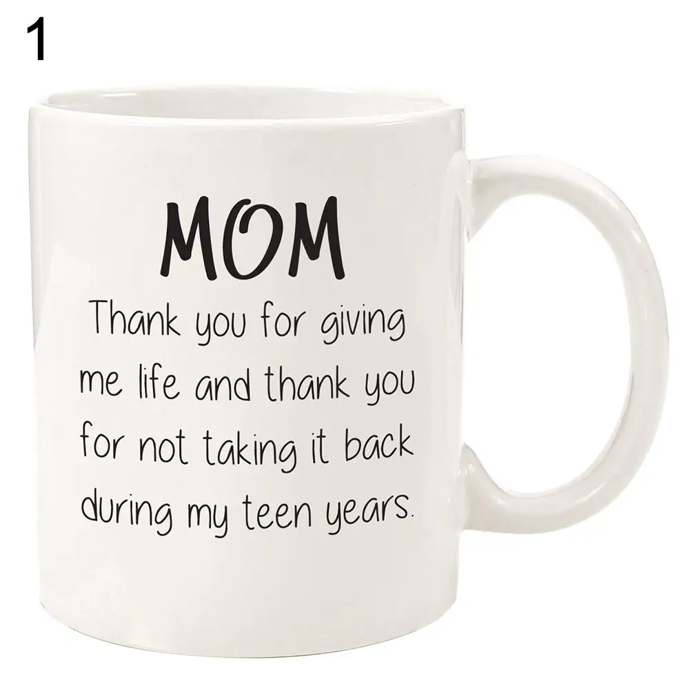 350 мл кофейная кружка керамическая смешная папа мама с буквенным принтом чайная