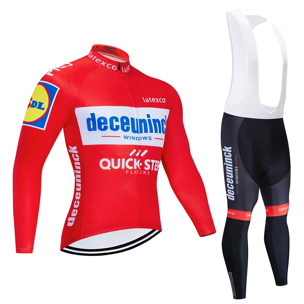 Велосипедный комплект из Джерси QUICK STEP Pro team 2020 одежда для горных велосипедов с