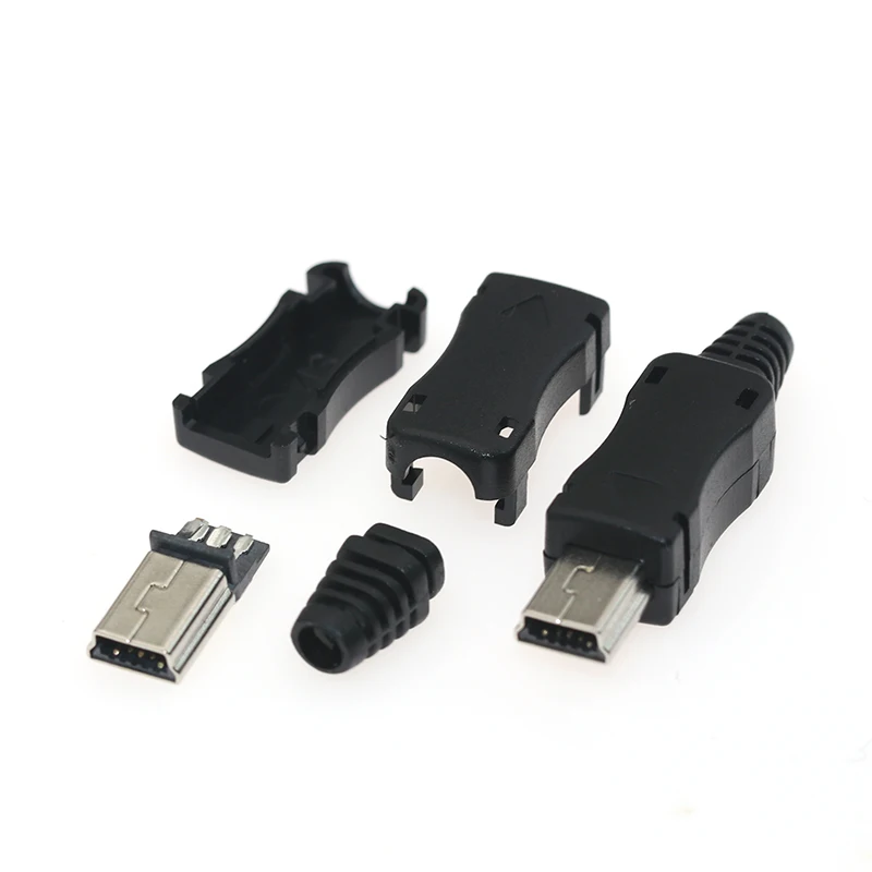 10 шт./партия Micro USB 5P 30V 1.5A Micro/MINI USB Разъемы пластиковый корпус Jack Хвост штекер электрические клеммы