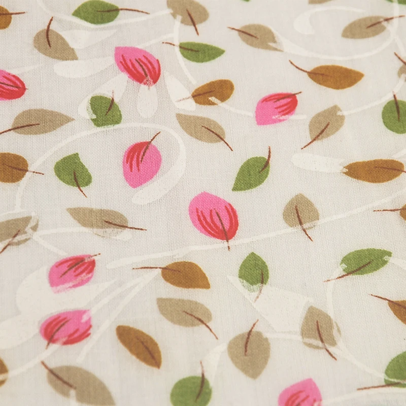 2016 New Three Coluor Leaves Design Patchwork Tecido Decoration Sewing Fabric 100% Cotton Tela Dolls Home Textile Plain Art Work|fabric textiles