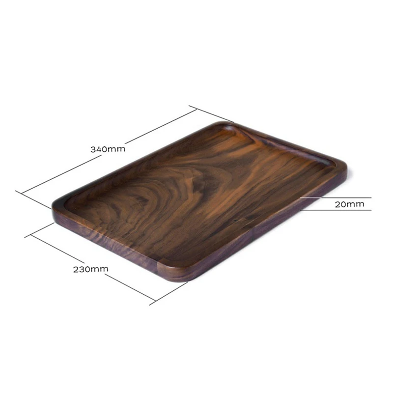 

Jewelry Necklace Bracelet Ring Earring Storage Display Tray Walnut Wood Meat Cheese Vegetable Food Kitchen Storage Board