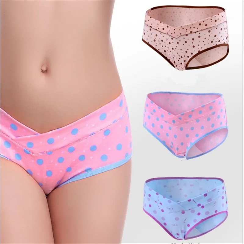 3 шт./партия беременность нижнее Белье для беременных хлопок u-образный с низкой