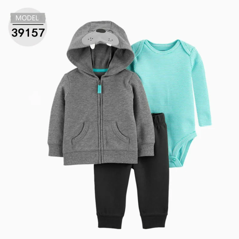 Комплект из 3 предметов одежда для маленьких мальчиков девочек комплект детской